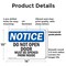 Signmission Do Not Open Door Must Be Opened From The Inside, 14 in W x Rectangle, Plastic OS-2PACK-NS-P-1014-L-11315 - alternate 7